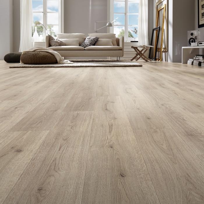 Prestige Oak Grey 7mm V Groove, Grey Laminate Flooring Living Room Ideas
